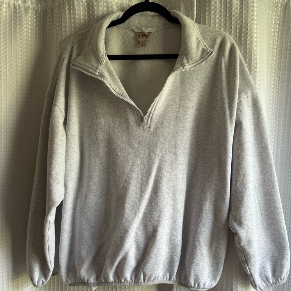 Comfy 1/4 zip sweatshirt